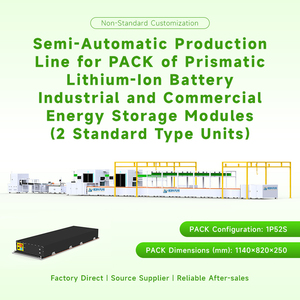 Línea de Ensamblaje de Baterías de Almacenamiento de Energía Inteligente y Personalizable con Integración de BMS para Sistemas de Energía Solar - Product Image 5