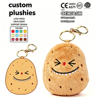 Breloques en peluche alimentaires personnalisées très populaires : Hamburger, Pain, Gâteau, Porte-clés, Pendentif Pompon Moelleux, Décoration, Jouet Animalier pour Enfants, Porte-clés