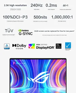 Zephyrus G16 Air Core U9 แล็ปท็อปเล่นเกมขนาด 16 นิ้ว ซีรีส์ 50 หน้าจอ 240Hz อัตราส่วน 16:10 พร้อมการ์ดจอแยก น้ำหนักเบา สำหรับเล่นเกม - Product Image 6