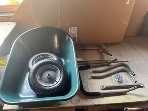 5 Cuft Double Roue Jardin Chariot Vert En Acier Jardin <span class=keywords><strong>Brouette</strong></span> <span class=keywords><strong>Herbe</strong></span> Briques Construction <span class=keywords><strong>Brouette</strong></span> Jardin Chariot - Product Image 5