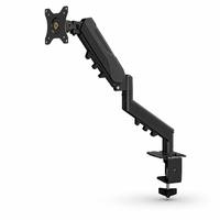Support de bureau moderne et coloré pour moniteur unique, bras articulé robuste en fer, support VESA pour bureau de gaming, rotation à 360 degrés