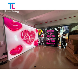 TianLang, pantalla LED personalizada, marco de aluminio reutilizable de alta calidad, caja de luz de cabina de Feria Comercial de promoción de publicidad sin marco SEG - Product Image 2