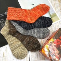 Chaussettes chauffantes d'hiver en laine d'alpaga pour femmes