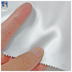 DMF19-1 190gsm Medium Firm gewebt Mikado Satin Stoff 100% Polyester weiß Mikado Stoff für Braut Kleid - Product Image 3