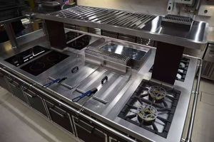 Chìa khóa trao tay thép không gỉ nhà bếp giải pháp Chảo phạm vi vỉ nướng đối lưu lò tiết kiệm năng lượng 1 năm bảo hành chính phủ xây dựng - Product Image 6