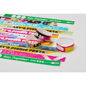 [Pulseras AnyWristband] Pulseras de identificación para eventos, pulseras YUPO a todo color, tipo individual de 20 mm (3/4") para admisión - Product Image 1