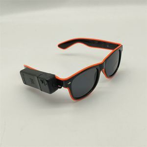 Fiesta personalizada fluorescente LED gafas emisoras de luz con logotipo al por mayor fiesta bola regalos - Product Image 5