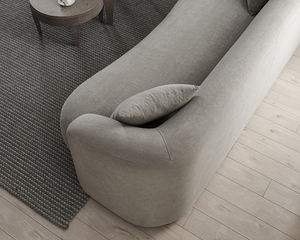 Sofa Kain Boucle High-End Sofa Conjunto De Sofa 3 Tempat Duduk Sofa Melengkung Ruang Tamu Dibuat Sesuai Pesanan - Product Image 4