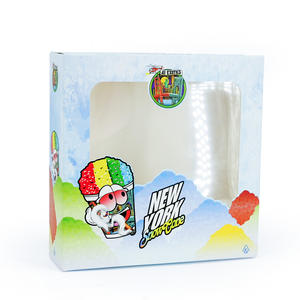 Boîte à nourriture en papier cartonné blanc personnalisée en gros, boîte à cadeaux pour bonbons, boîte à gâteaux de lune pour biscuits, boulangerie - Product Image 1