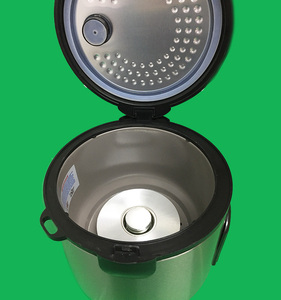 Olla <span class=keywords><strong>Arrocera</strong></span> Eléctrica Multifuncional de Acero Inoxidable de 5.1-6.0L y 400W con Recipiente Interior Antiadherente, Cuchara Medidora y Taza Medidora de Lujo - Product Image 3