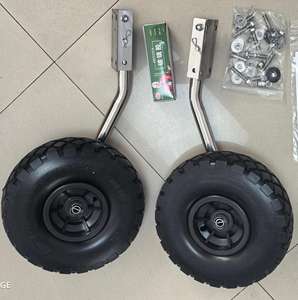 Carro de rueda de popa plegable de acero inoxidable <span class=keywords><strong>para</strong></span> botes inflables al por menor nueva condición <span class=keywords><strong>para</strong></span> restaurante Hotel <span class=keywords><strong>kayak</strong></span> - Product Image 2