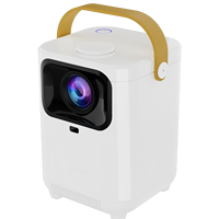Projecteur portable d'extérieur BudPlus E1 avec résolution 720P, lampe LED 150 ANSI lumens, Android 11, décodage 4K, entrée H 713