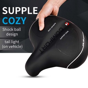 ESLNF 27CM <span class=keywords><strong>Extra</strong></span> <span class=keywords><strong>Large</strong></span> <span class=keywords><strong>Selle</strong></span> <span class=keywords><strong>de</strong></span> <span class=keywords><strong>Vélo</strong></span> <span class=keywords><strong>de</strong></span> Route <span class=keywords><strong>de</strong></span> Montagne Souple Étanche Absorption des Chocs VTT <span class=keywords><strong>Selle</strong></span> <span class=keywords><strong>de</strong></span> <span class=keywords><strong>Vélo</strong></span> - Product Image 1