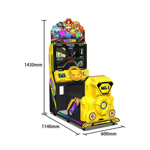 22 Inch Outrun Racing Car Kit Arcade Game Machine Driving <b>Single</b> Player Car Racing Driven Video Game - Product Image 1