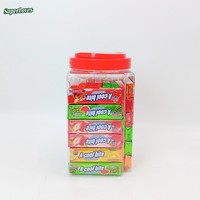 Chewing-gum fruité multicolore super fort, haleine fraîche longue durée, approvisionnement en vrac