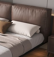 Lit de luxe direct usine Mobilier minimaliste moderne Lit double grande taille
