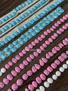 Pares de resina de diseñador White Water Pink para fabricantes de joyas Cabujones personalizados para pendientes Colgantes y creaciones únicas - Product Image 2