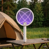Matamosquitos Eléctrico Recargable 2 en 1, Plegable, Lámpara Trampa para Insectos UV, Ignífugo, Atrapa Insectos