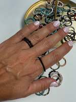 Mode hand gefertigten Schmuck Naturstein Ring Glass amen Spacer Perlen für Frauen Boho Heil kristall und echte Perlen Perlen Ring