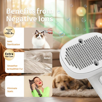 Neue Multifunktionale Elektrische Vibrations-Massagebürste Selbstreinigende Sichere Tierpflegebürste für Hunde und Katzen