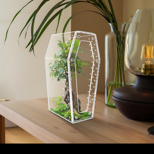 Caja de exhibición de escritorio de Alimentación de <span class=keywords><strong>Mascotas</strong></span> de escalada de acrílico transparente <span class=keywords><strong>mascotas</strong></span> caja de insecto de araña magnética fuerte con agujeros de ventilación - Product Image 5