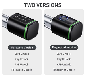 Serrure de porte intelligente avec <span class=keywords><strong>code</strong></span> de carte-clé européenne, cylindre intelligent TTLOCK Tuya IP SDK App, stockage de carte mémoire, serrure de porte intelligente réglable - Product Image 3
