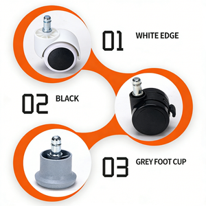 Chaise de <span class=keywords><strong>laboratoire</strong></span> ergonomique réglable en cuir ESD avec repose-pieds et roulettes - Product Image 4