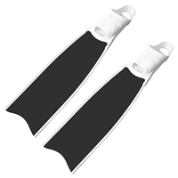 Palmes de plongée longues en fibre de carbone 100% professionnelles avec logo personnalisé Palmes de plongée en apnée