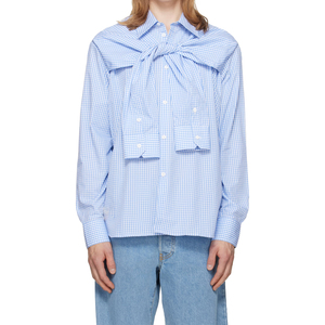 Chemises en popeline à carreaux de qualité supérieure pour hommes, 100% coton, manches longues, col boutonné, en coton Oxford - Product Image 3