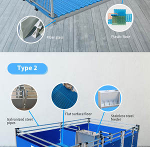 Jaula de Destete para Cerdos Galvanizada en Caliente, Nueva, de la Mejor Calidad, Alta Productividad, Fácil de Limpiar y de Larga Vida Útil - Product Image 2