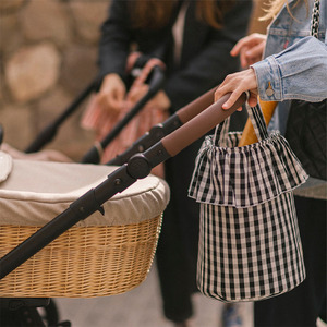 Borsa portaoggetti per passeggino, organizer da appendere in tessuto <span class=keywords><strong>morbido</strong></span>, custodia portatile per passeggino, per uso quotidiano - Product Image 5