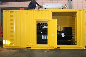 Generador Diésel Contenerizado de 1000kw Directo de Fábrica, Motor Cummins, Alternador Stamford, OEM Personalizado, Insonorizado para Datos - Product Image 3