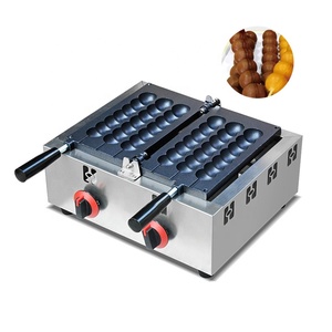 Gas xiên Waffle maker 7 quả bóng 3 dây thép không gỉ waffleballs làm cho máy thương mại hoặc hộ gia đình - Product Image 1