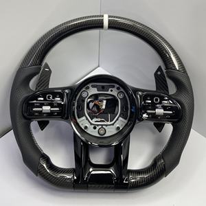 Volante de Fibra de Carbono para <span class=keywords><strong>Mercedes</strong></span>-Benz AMG W204 W205 W167 W213 W222 W207 W212, Volante de Coche, Gran Venta - Product Image 3