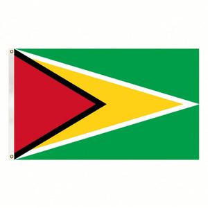 3x5FT Polyester Cheap Price Guyana Country <b>Flag</b> and National <b>Flag</b> With Two Grommets - Product Image 1