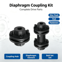 Accouplement à diaphragme en acier SFS, résistant à la corrosion, non standard, personnalisable OEM pour environnements difficiles