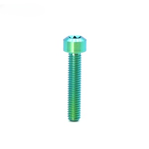 Vis à tête ovale en titane TMJ M5 x 25 mm, finition anodisée, pour modification et réparation de carrosserie de moto - Product Image 4