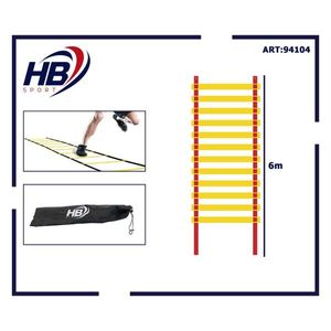 848-23 Échelle d'agilité jaune pour entraînement, équipement d'agilité pour le football, 6 mètres de long avec 12 sections - Product Image 3