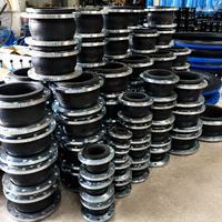 Joint d'expansion en caoutchouc EPDM à montage direct usine pour pipeline industriel, joint flexible à bride anti-vibration, fourniture OEM