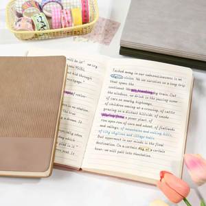 Hot Sale Custom A5 B5 Lined <b>Journal</b> Notebook LOGO Soft PU Dairy Leather Business Hardcover Notebook Manufacturing - Product Image 6