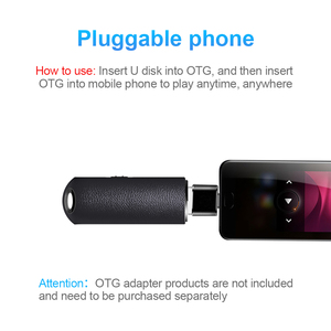 Di động kỹ thuật số USB Đĩa âm thanh ghi âm 8GB/16GB Mô hình màu đen với U Flash Bộ nhớ hồ sơ WAV Định dạng âm thanh ghi âm - Product Image 4