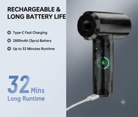 Mini souffleur de voiture sans fil portable à moteur à brosse haute vitesse, batterie 8400 mAh, 3 buses, aspirateur multifonctionnel pour le nettoyage de la poussière