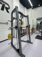 Machine Smith Commerciale ROSEN en Acier Galvanisé pour Musculation, Angle de Barre 7 Degrés, Équipement de Gymnastique pour Entraînement de Force
