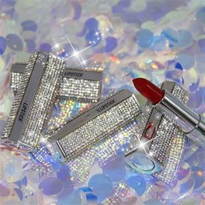 Label Pribadi Casing Lipstik Dekorasi Berlian Imitasi Matte, Mudah Diwarnai Lipstik Tahan Lama - Product Image 2