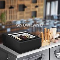 Petite vitrine réfrigérée pour crème glacée de comptoir Dubaï