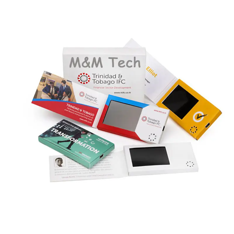 Factory supply high quality paper 2.4 inch Lcd Screen Video Business Card