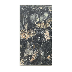 Plaque de pierre noire mate italienne haut de gamme 750x1500, carrelage antidérapant pour salle de bain et cuisine. - Product Image 1