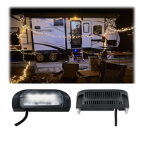 Système d'éclairage pour RV Lumière extérieure à LED pour camping-car 9W 5 "Blanc Ambre Led Scene Light