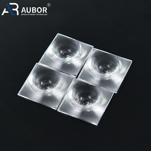 Venta al por mayor personalizable rectángulo asférico forma cuadrada acromático PMMA Fresnel lente LED iluminación proyector único cuadrado LED - Product Image 2