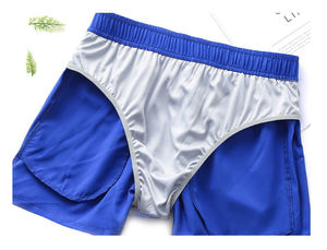 Pantaloncini <span class=keywords><strong>da</strong></span> ginnastica <span class=keywords><strong>da</strong></span> uomo pantaloncini <span class=keywords><strong>da</strong></span> <span class=keywords><strong>Bermuda</strong></span> asciugatura rapida in Nylon con Logo personalizzato in bianco abbigliamento sportivo <span class=keywords><strong>da</strong></span> allenamento pantaloncini <span class=keywords><strong>da</strong></span> corsa per uomo - Product Image 6